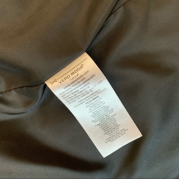 Vero Moda linen blend casual blazer - Picture 9 of 14
